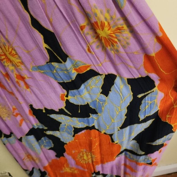 Ann Taylor Loft Full Bloom Halter Strappy Maxi Dress Blogger's Favorite Size 6 - Picture 11 of 13